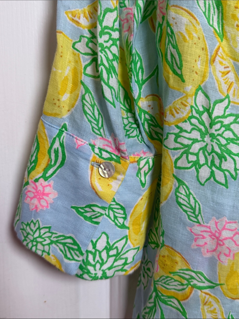 NWOT Women’s Lilly Pulitzer Riverlyn Pieced Print 100% Linen Tunic Size M - Picture 9 of 9